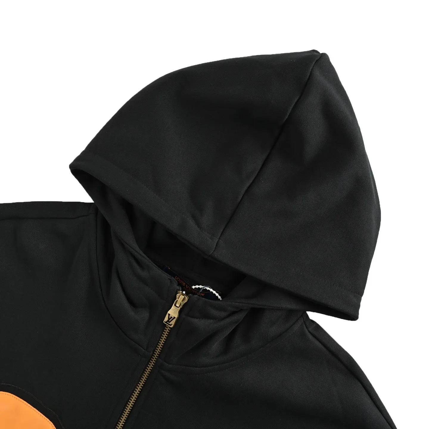 Louis Vuitton/Louis Vuitton 25Fw Nigo joint leather embroidered zipper jacket